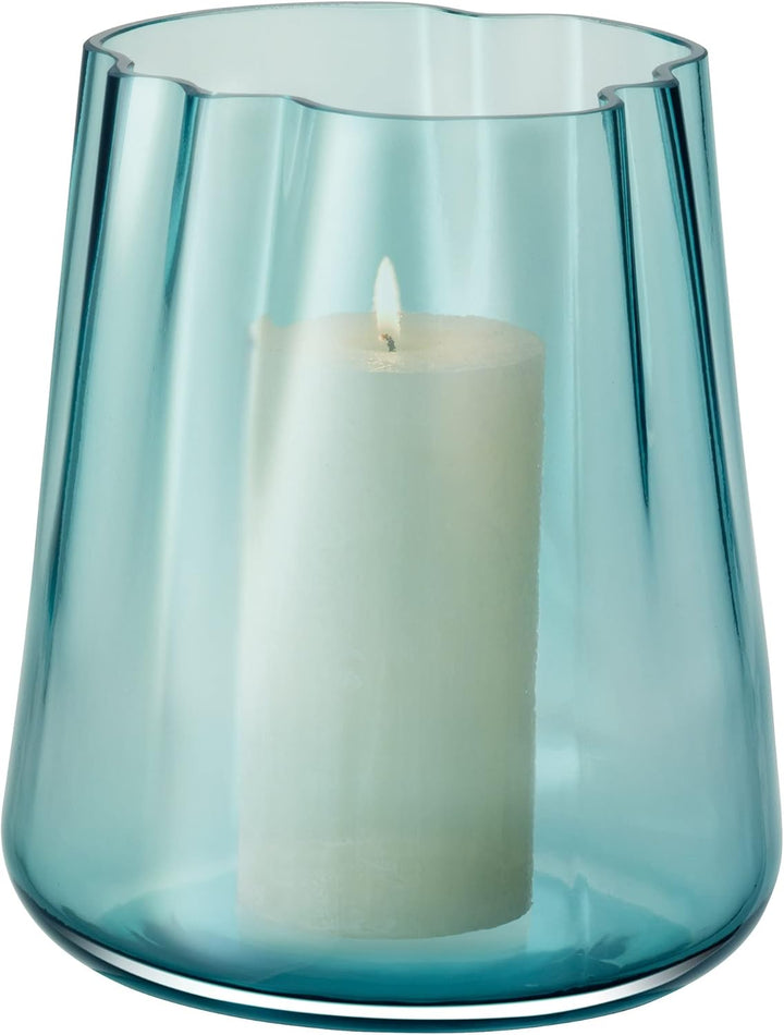 Lagunenvase / Laterne H24 cm, Meergrün | 1 Einheit | Handgefertigtes Glas | LG15