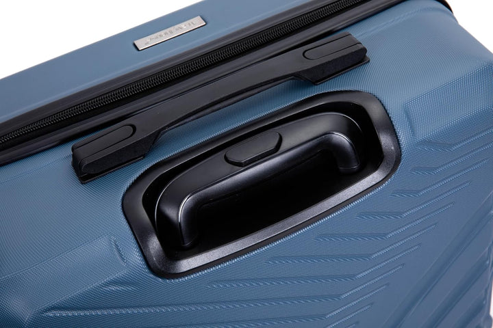 Travelhouse Bali Stabiler Koffer-Set 3tlg. Trolley Koffer Reisekoffer Blau ABS Hartschalen Kofferset