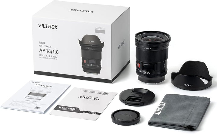VILTROX 16mm F1.8 Vollformat Kameraobjektiv für Nikon Z Mount, grosse Blende, Weitwinkelobjektiv, in