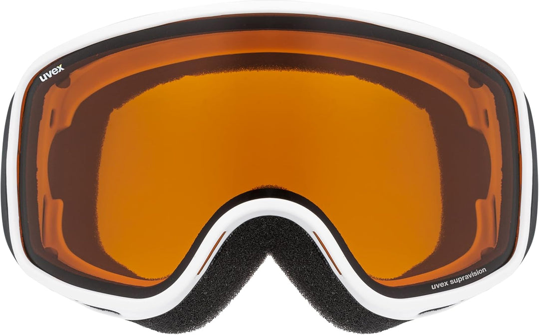 Uvex Unisex Jugend Scribble Lg Skibrille (1er Pack) Einheitsgrösse white/lasergold-clear Single, Ein