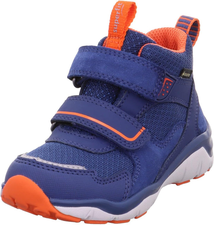 Superfit Jungen SPORT5 leicht gefütterte Gore-Tex Sneaker 22 EU Weit Blau Rot 8040, 22 EU Weit Blau