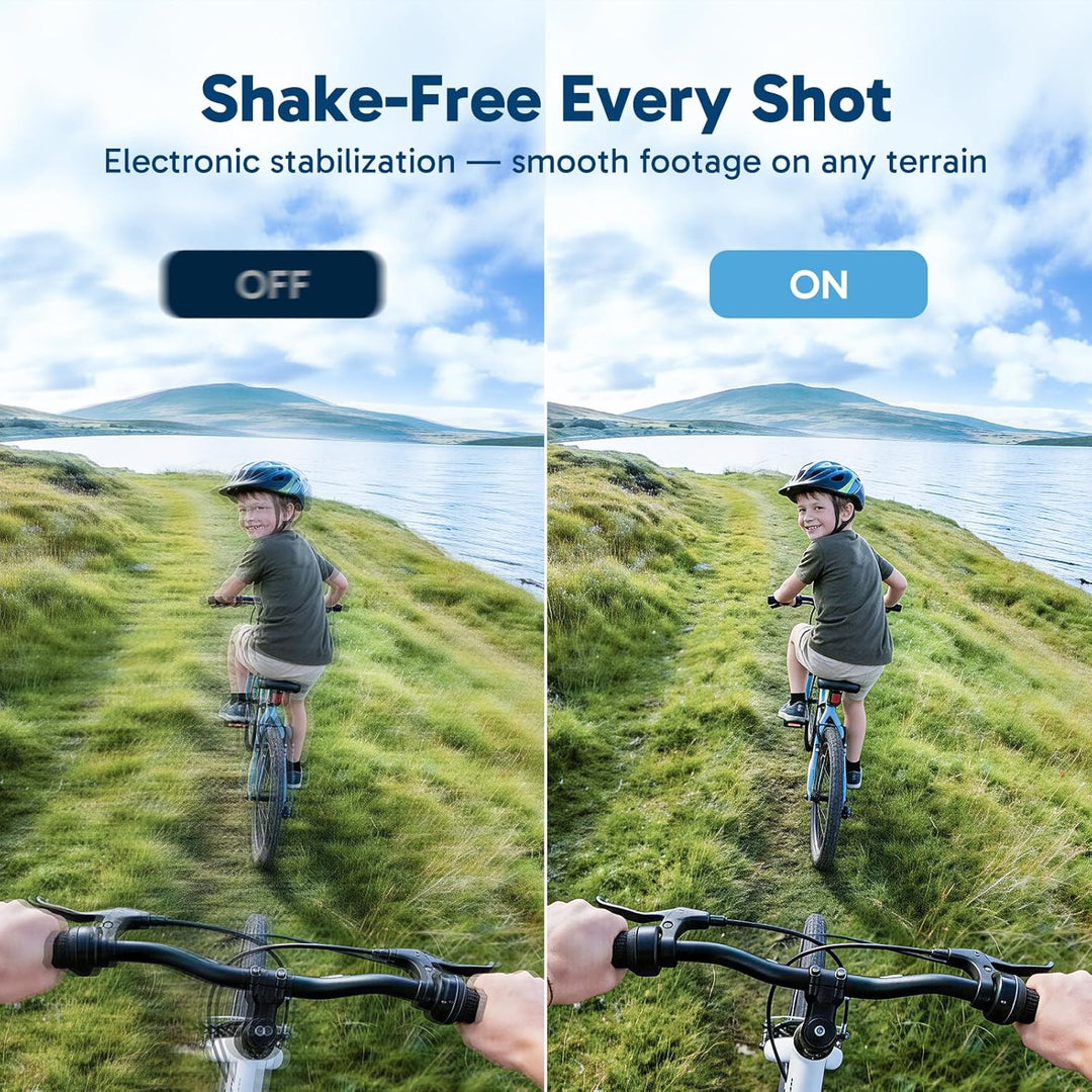 AKASO Action Cam EK7000 4K30FPS Action Kamera 170° Weitwinkel HD Unterwasserkamera 20MP WiFi wasserd