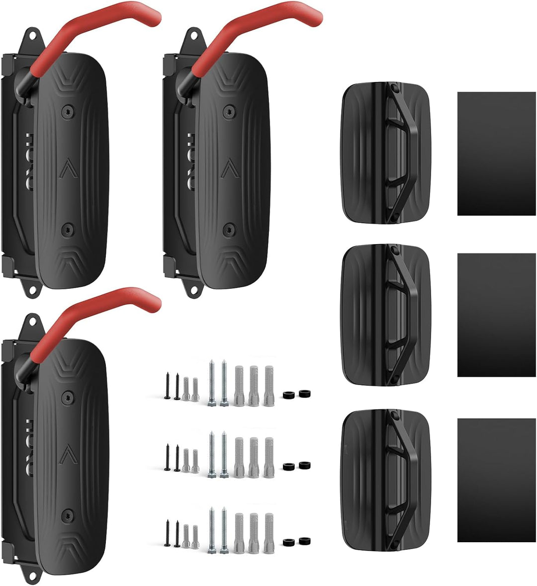 HOKO-Velo 30 3er set Fahrrad Aufhängung für die Wand mit Hinterrad Halterung als Geschenk. Seitlich