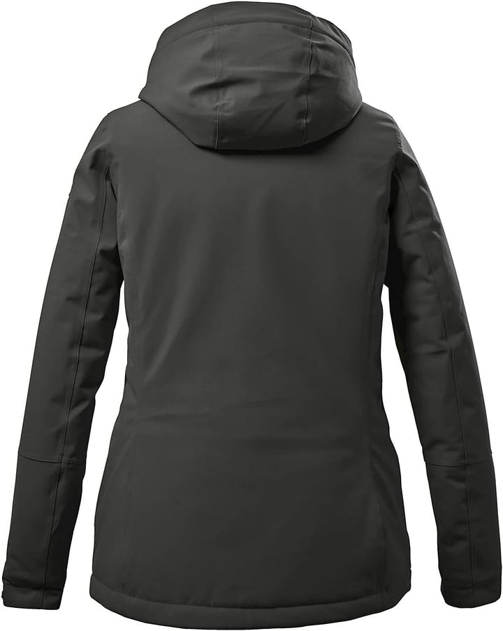 Killtec Damen Kow 170 Wmn Jckt Funktionsjacke/Outdoorjacke mit abzippbarer Kapuze 48 dunkeloliv, 48