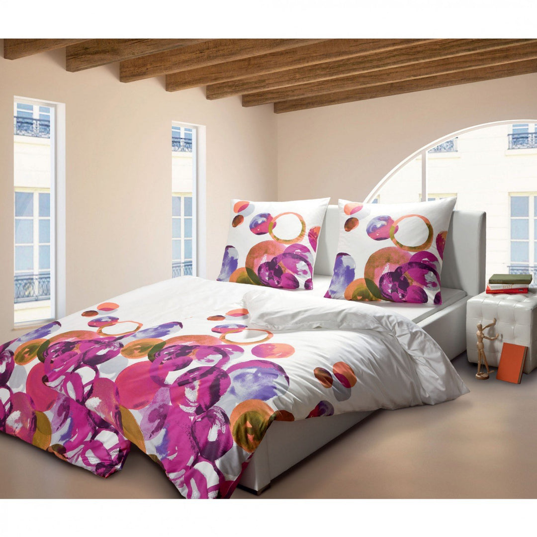 Janine Bettwäsche Modern Classic 3920 bunt - 09 80x80 cm - 155x220 cm, 80x80 cm - 155x220 cm