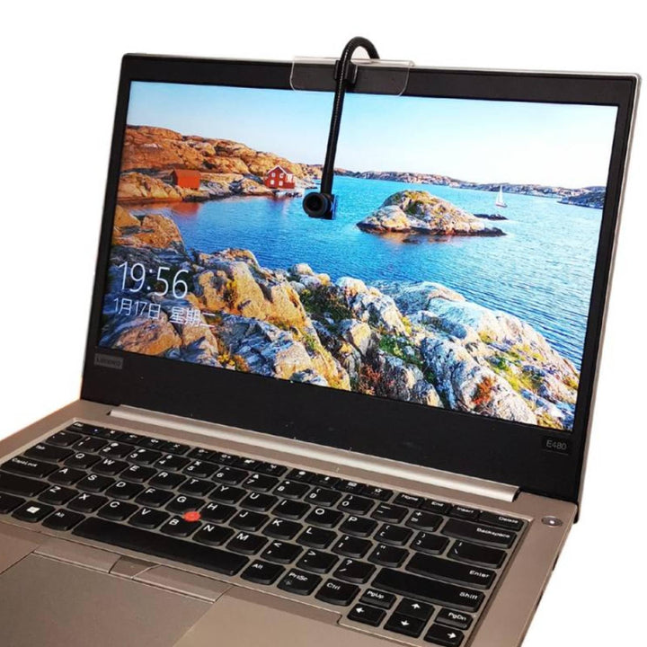 Annadue USB Center Webcam mit Integriertem Mikrofon für PC Laptop, 1080P 2MP USB Autofokus Webcam fü