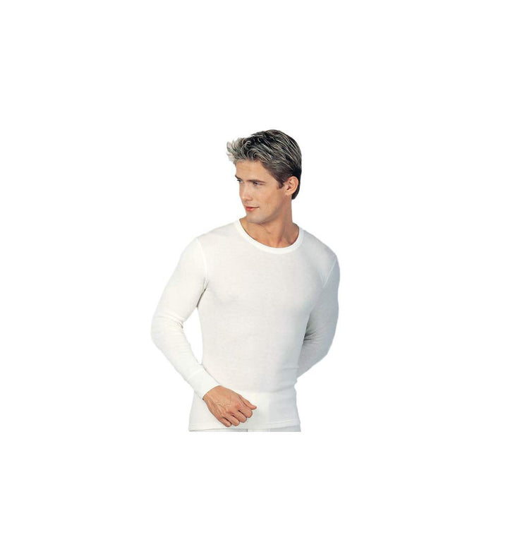Medima Classic Herren-Hemd 1/1 Arm 40% Angora, weiss - Grösse M M Weiss, M Weiss