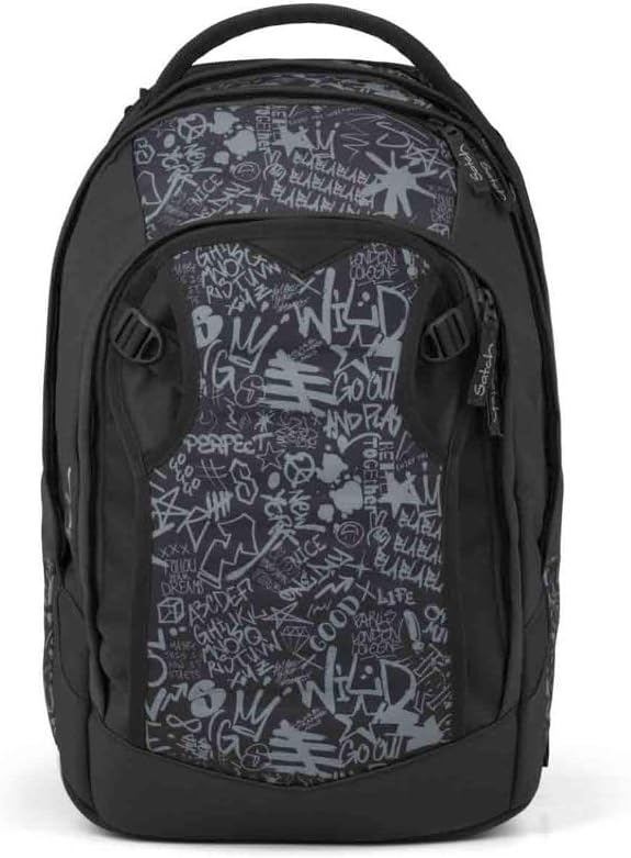 Satch Match Plus Schulrucksack Set 3tlg. inkl. Schlamperbox und Sporttasche (Street Ink), Street Ink