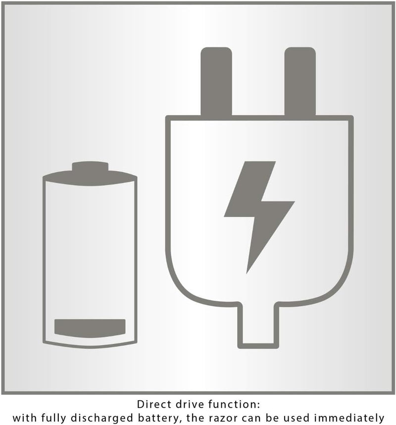 ProfiCare Herrenrasierer für eine präzise Rasur, Elektrorasierer als Nass-und Trockenrasierer geeign