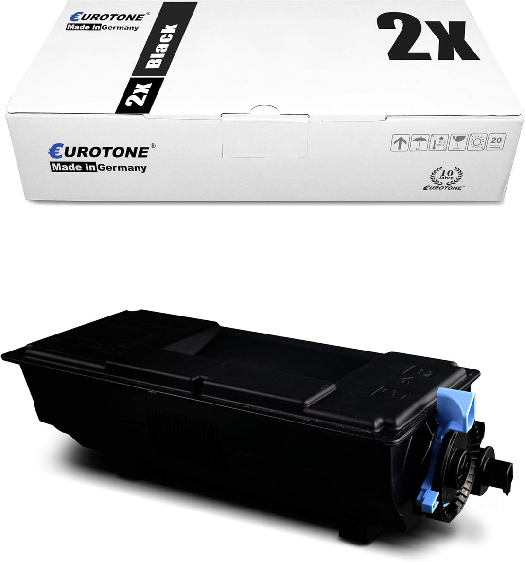 2X Müller Printware Toner für Kyocera ECOSYS P3045dn P3050dn P3060dn P3055dn ersetzt TK-3160 TK3160