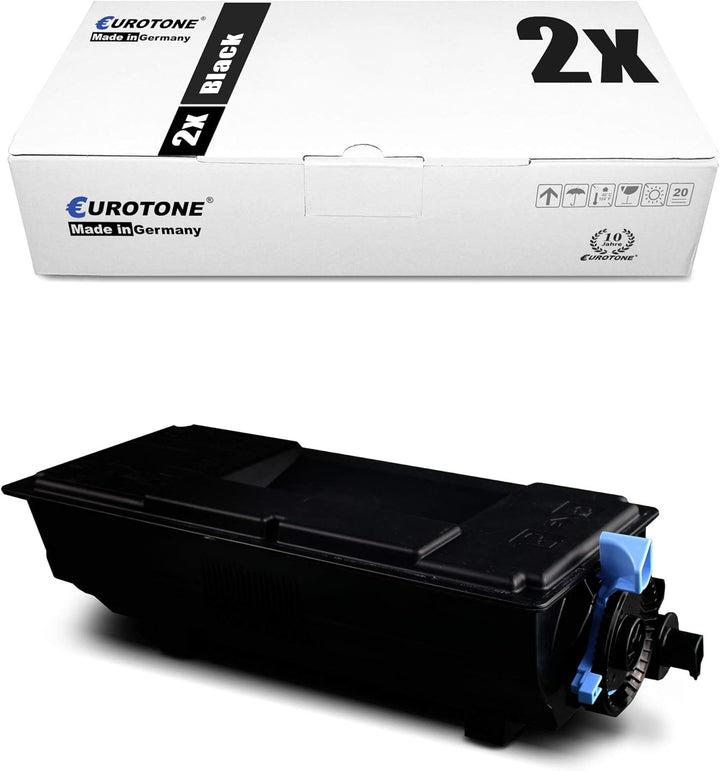 2X Müller Printware Toner für Kyocera ECOSYS P3045dn P3050dn P3060dn P3055dn ersetzt TK-3160 TK3160