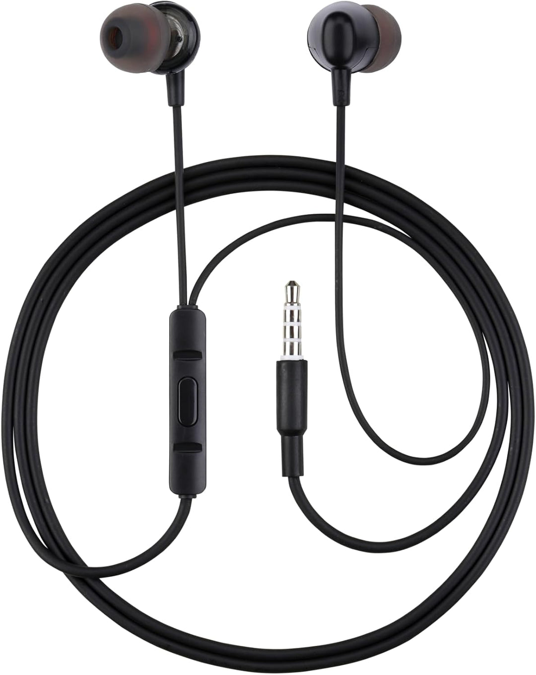 NK Kabelgebundene Kopfhörer mit 3,5 mm Klinke und Mikrofon - Leicht, 1,2 m, Steuerungstasten, Stereo