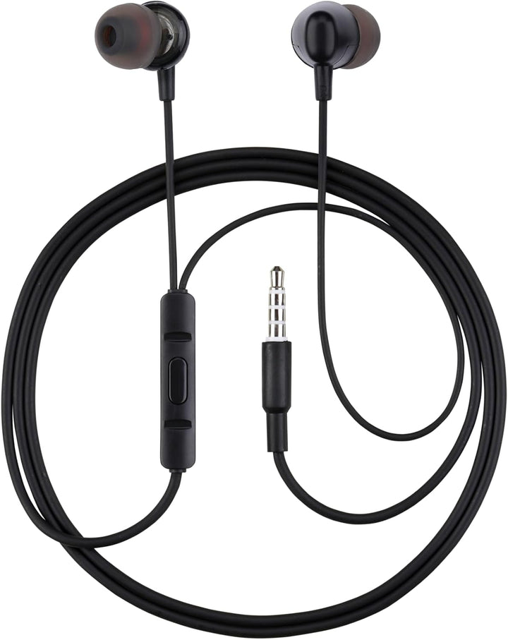 NK Kabelgebundene Kopfhörer mit 3,5 mm Klinke und Mikrofon - Leicht, 1,2 m, Steuerungstasten, Stereo