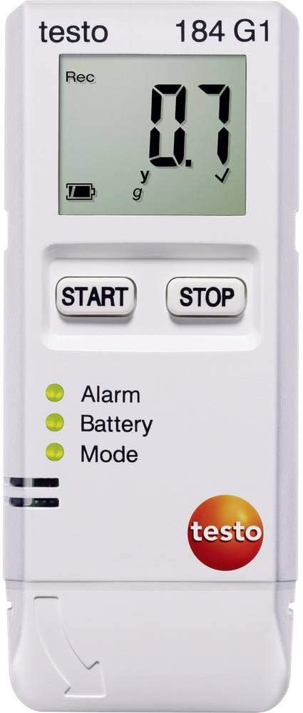 Testo SE & Co.KGaA 184 Datenlogger Erschütterung, Feuchte und Temperatur G1, 0572 1846