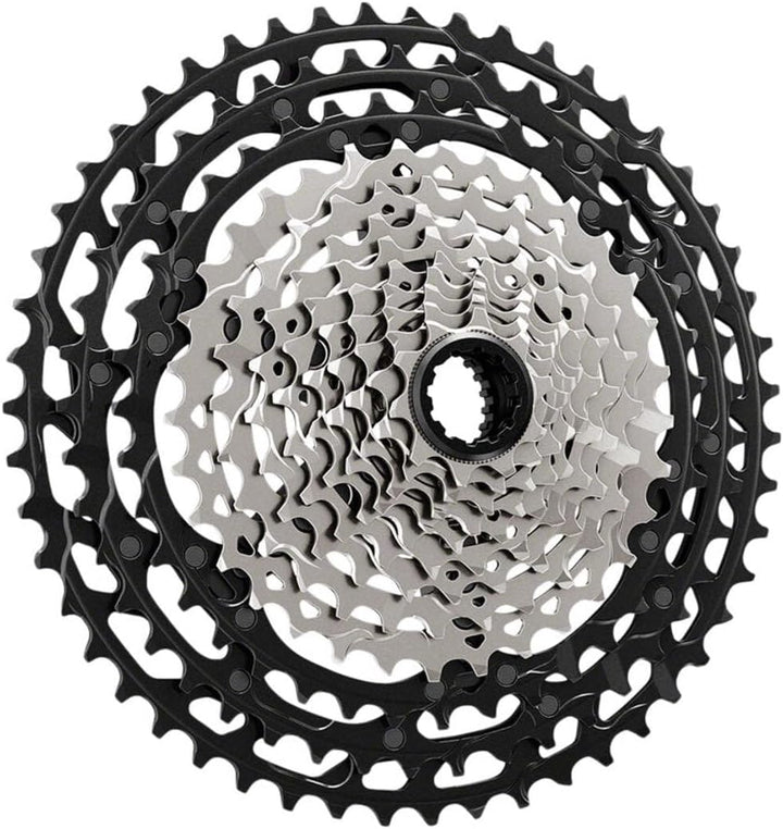 Shimano XTR Cs-M9101 12-Speed Cassette Schwarz/Silber 10-51T, Schwarz/Silber 10-51T