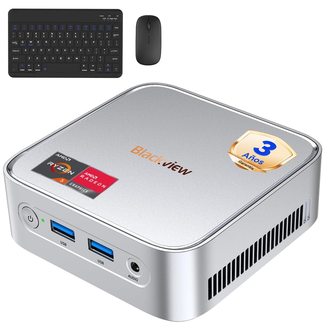Blackview MP50 Mini PC mit Tastatur und Maus, Leistungsstarker Business Computing, Ultra 4K Grafik,