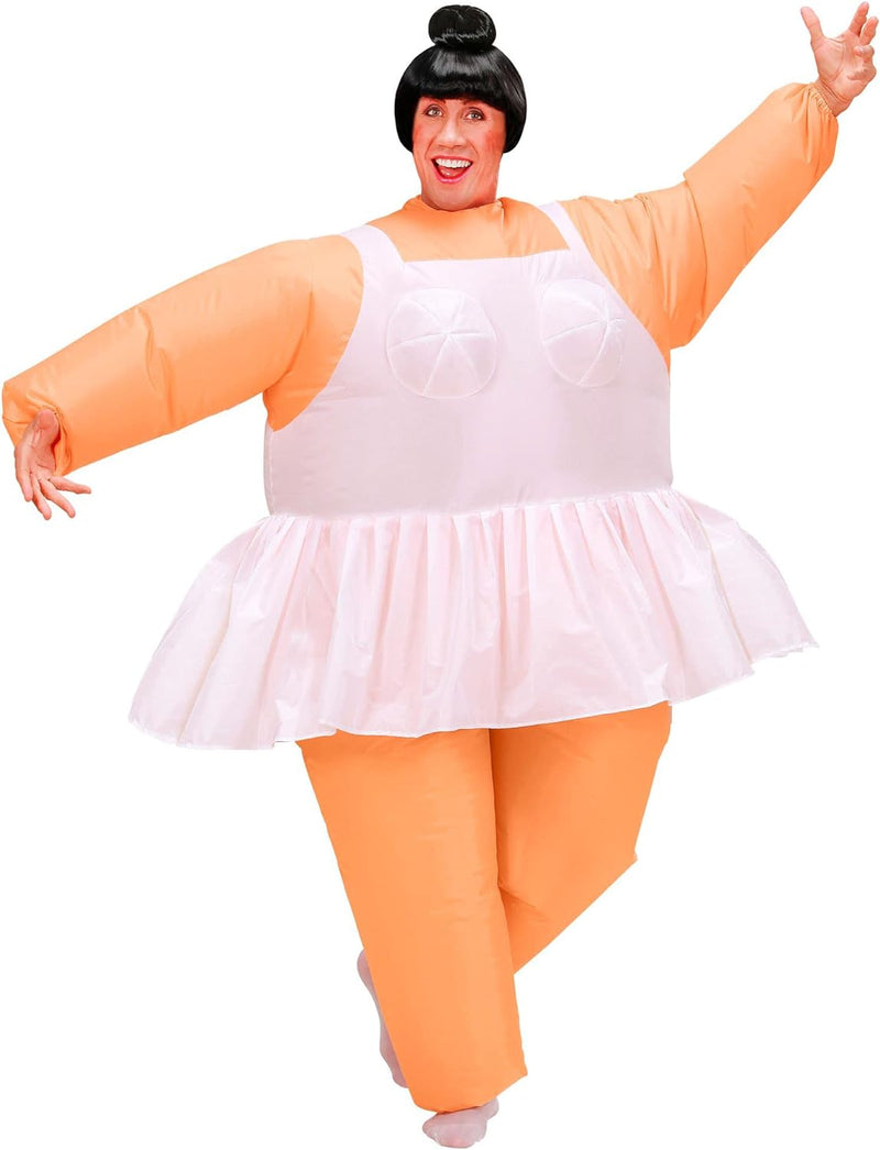 "BALLERINA" (airblown inflatable costume) - battery operated (4 x AA batteries not included) - (One