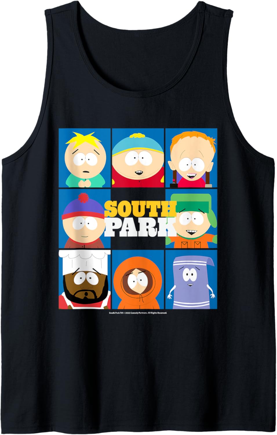 South Park Cast Gerahmt zusammen Tank Top