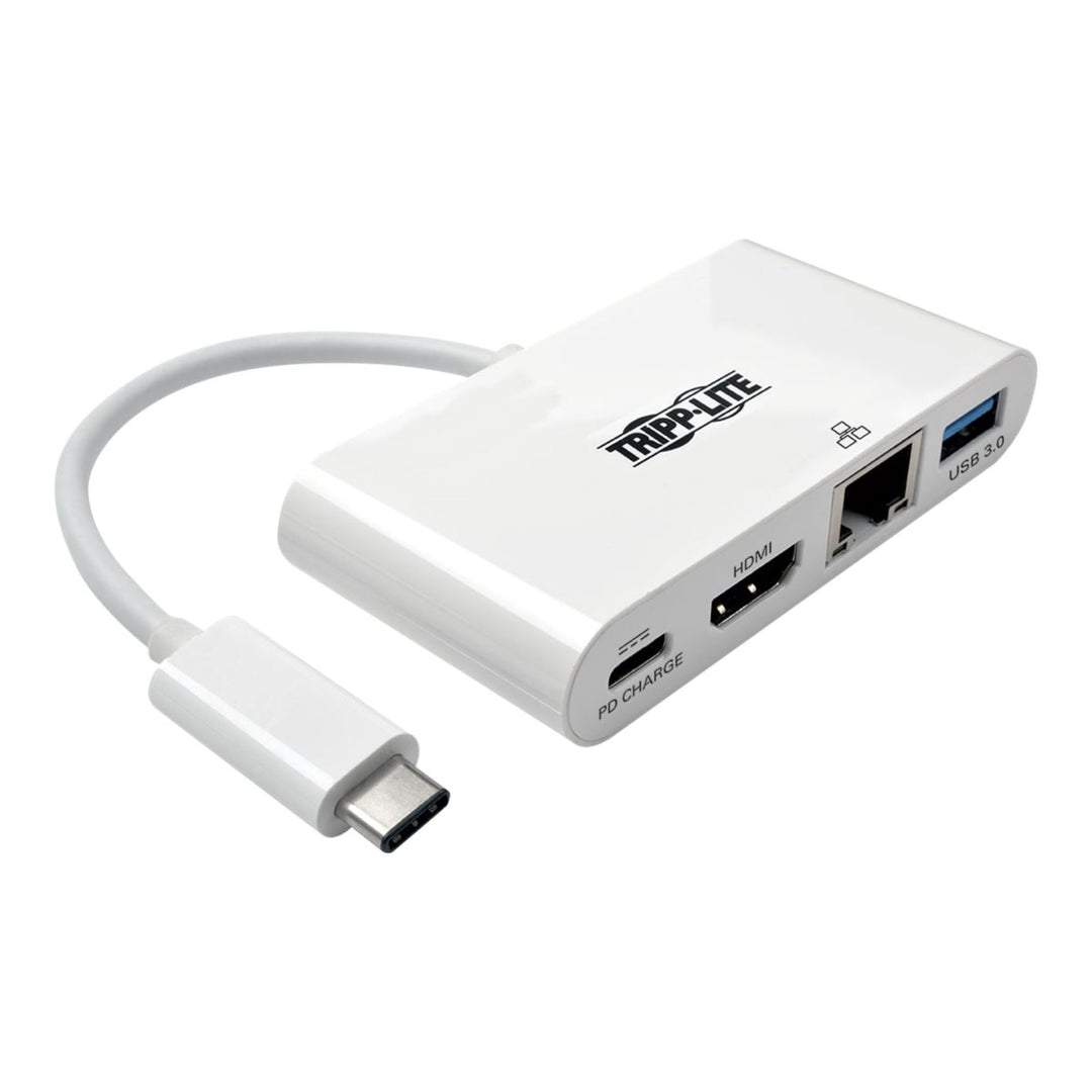 Tripp Lite U444-06N-H4GU-C USB-C Multiport Adapter, 4K HDMI, USB-A Port, Gbe und PD Charging, HDCP,