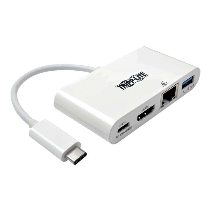 Tripp Lite U444-06N-H4GU-C USB-C Multiport Adapter, 4K HDMI, USB-A Port, Gbe und PD Charging, HDCP,