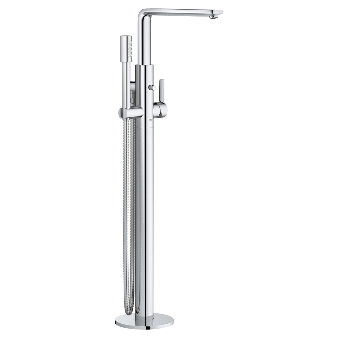 GROHE Lineare - Einhand- Wannenbatterie (Bodenmontage, mit Temperaturbegrenzer, Ausladung 271 mm, Au
