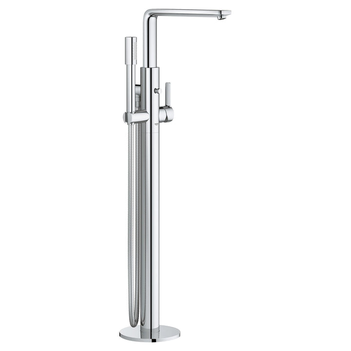 GROHE Lineare - Einhand- Wannenbatterie (Bodenmontage, mit Temperaturbegrenzer, Ausladung 271 mm, Au