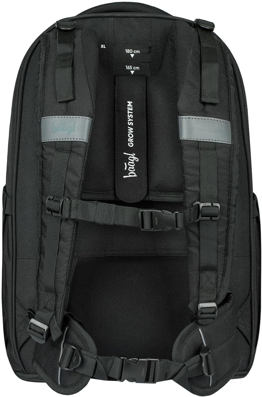 Baagl Schulrucksack Set Jungen Mädchen Teenager 3 Teilig, Skateboard Rucksack Skate MAX, Schultasche