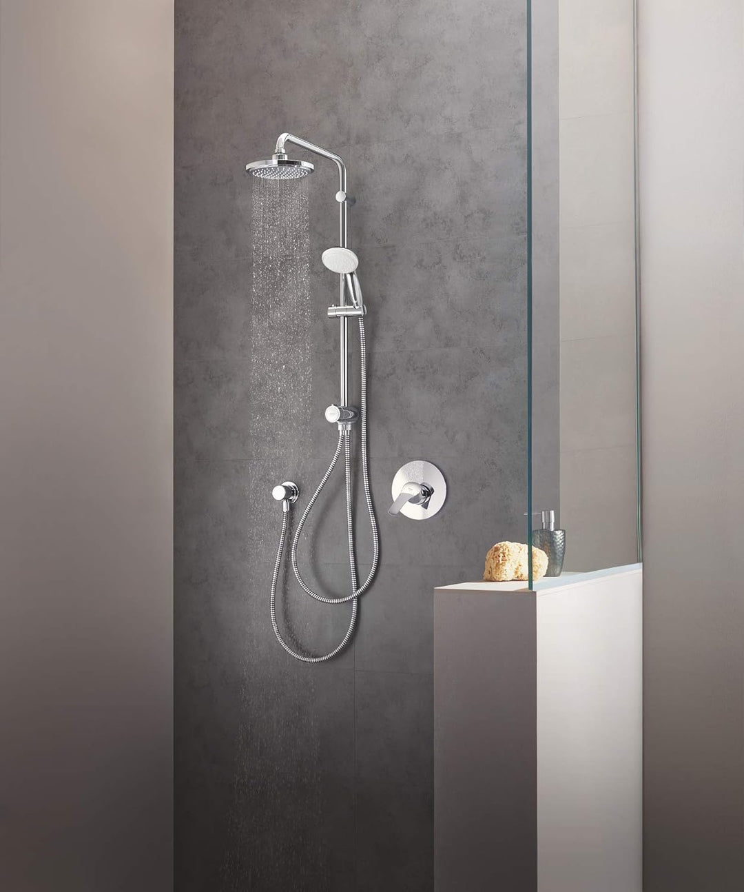 GROHE Relexa - Wandanschlussbogen (Aussengewinde, Kappe in mattchrom, langlebig), chrom, 28626000