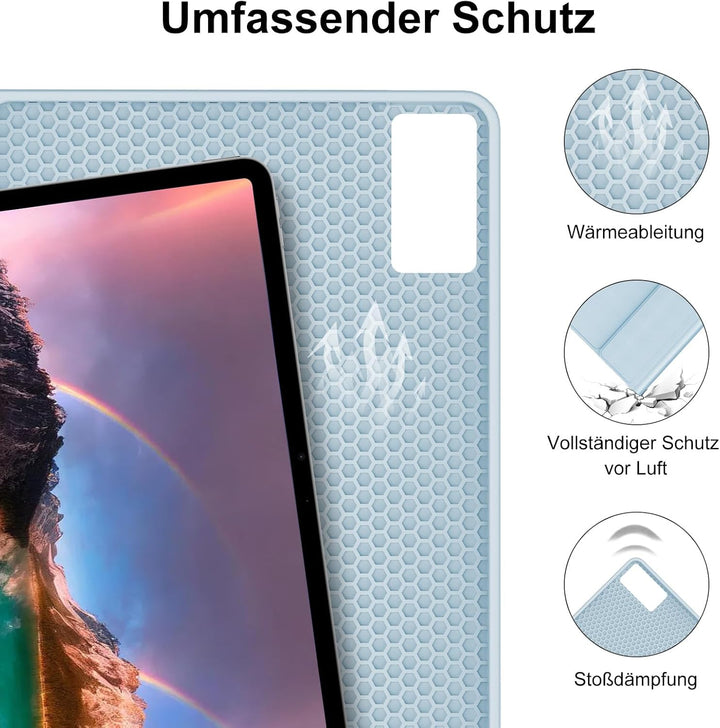 Hülle mit Tastatur für Xiaomi Redmi Pad 2 11 Zoll 2025/Redmi Pad SE 11 Zoll 2023 mit Stifthalter, Ma