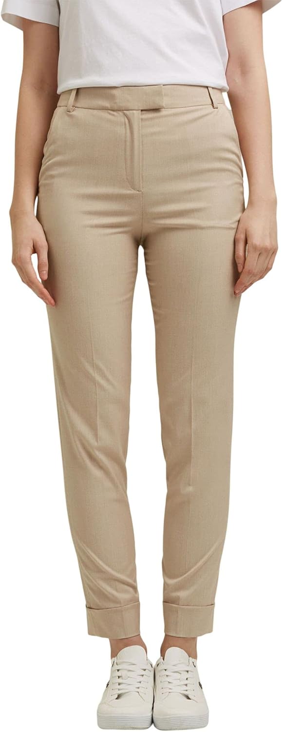 ESPRIT Damen Hose, 270/Beige
