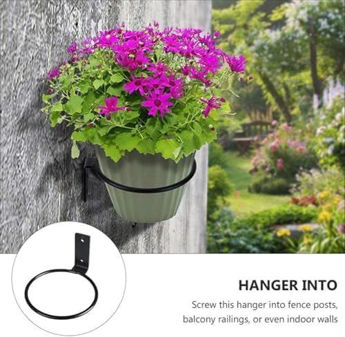 Blumentopfhalter Wand Pflanzer Rack Halterung Wandhalterung Blumentopfhalter Ring 2er-Set Wandmontag