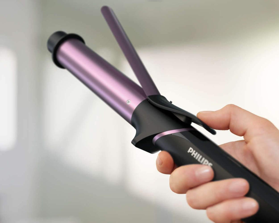Philips StyleCare BHB868/00 Styling-Werkzeug, warm, schwarz, lila, 1,8 m, Lockenstab (Lockenstab, wa