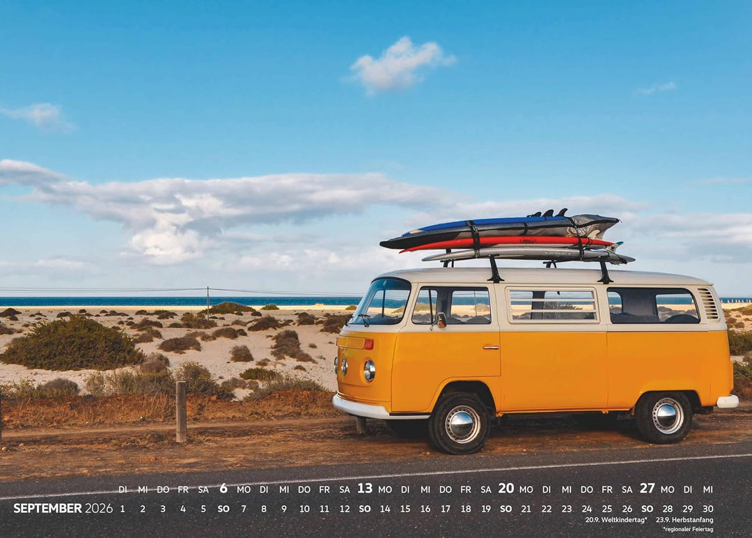 Volkswagen Bulli Kalender 2026, Kalender