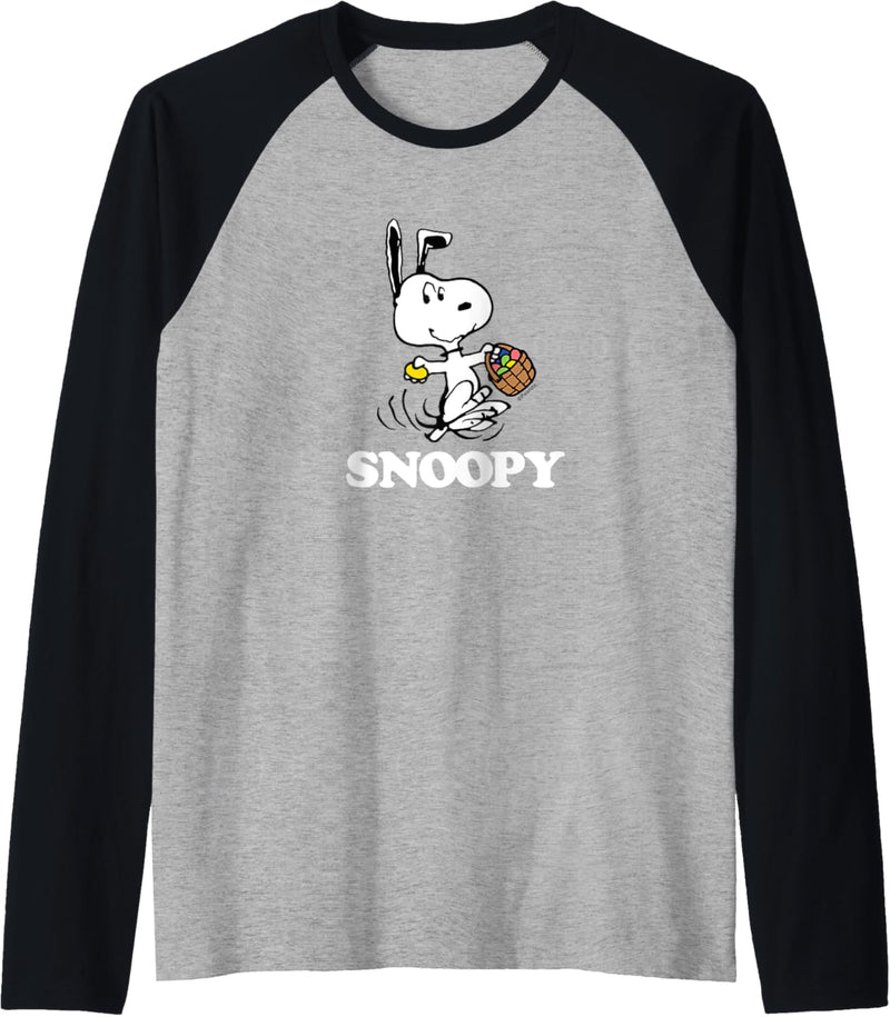 Peanuts - Easter Snoopy Basket Raglan