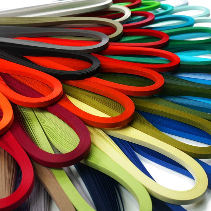 JUYA Papier Quilling Sets von Tant 72 Farben und 72 Packungen, Papierbreite: 1,5mm 72 Farben Breite