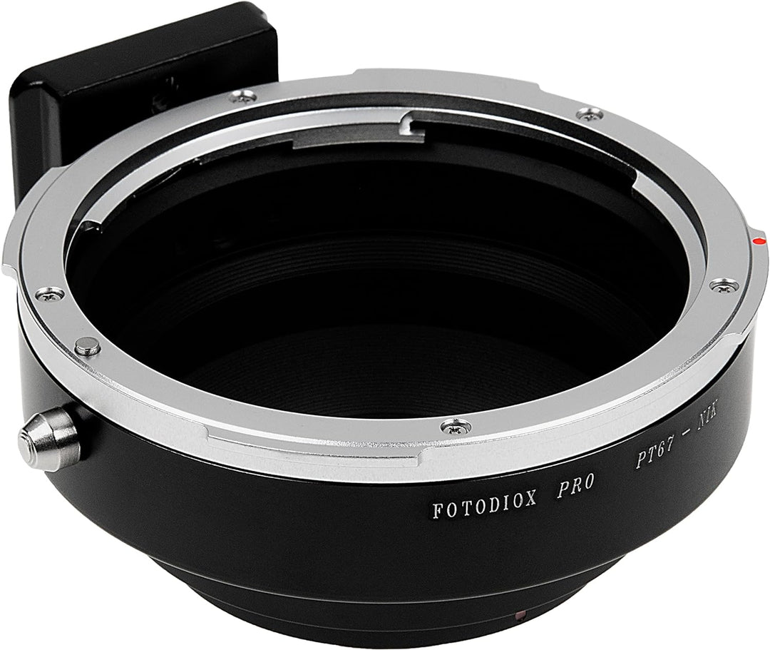 Fotodiox Pro Lens Mount Adapter Compatible Pentax 6x7 Lenses on Nikon F-Mount Cameras