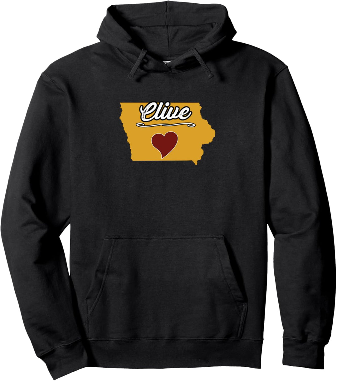 CLIVE IOWA | IA USA Stadt - Cute Souvenir - US City State - Pullover Hoodie