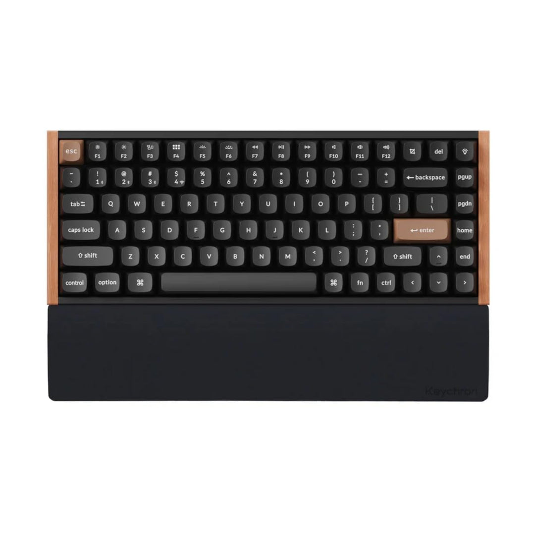 Keychron Handballenauflage aus Silikon mit Hexagon-Design | Rutschfeste, ergonomische Oberfläche | E