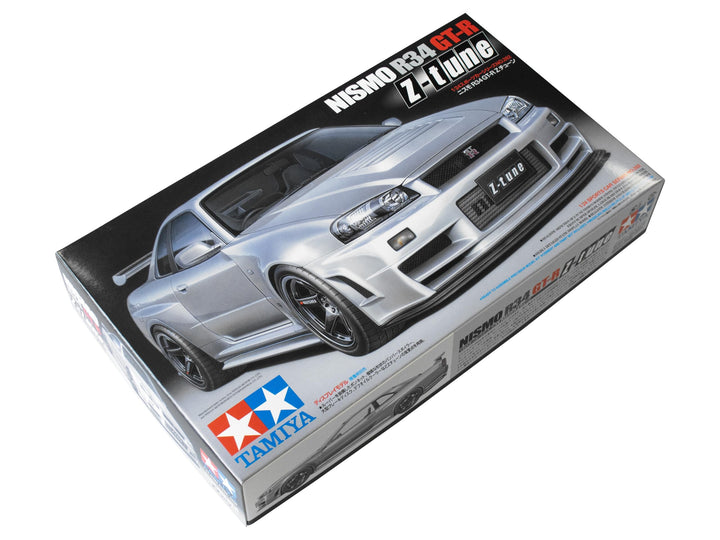 TAMIYA Nissan 300024282 NISMO Skyline GT-R Z-Tune (R34) Automodell Bausatz 1:24, Mittel