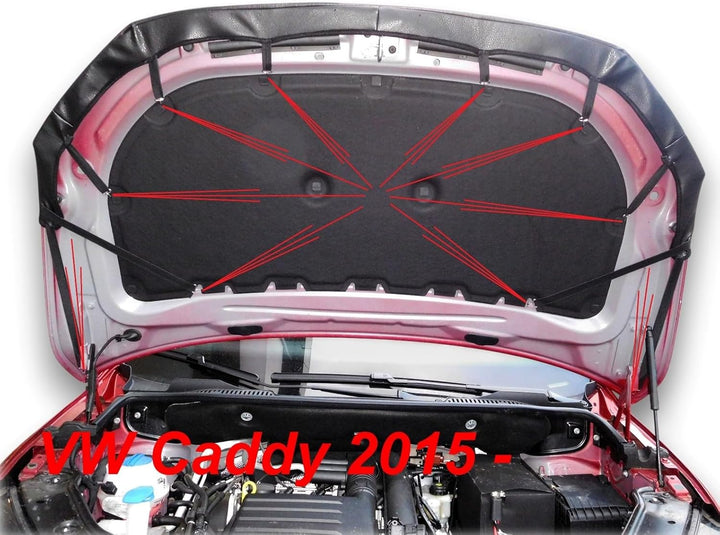 AB3-00148 AUTO BRA kompatibel mit VW Volkswagen Caddy Bj. 2015-2020 Haubenbra Steinschlagschutz Tuni