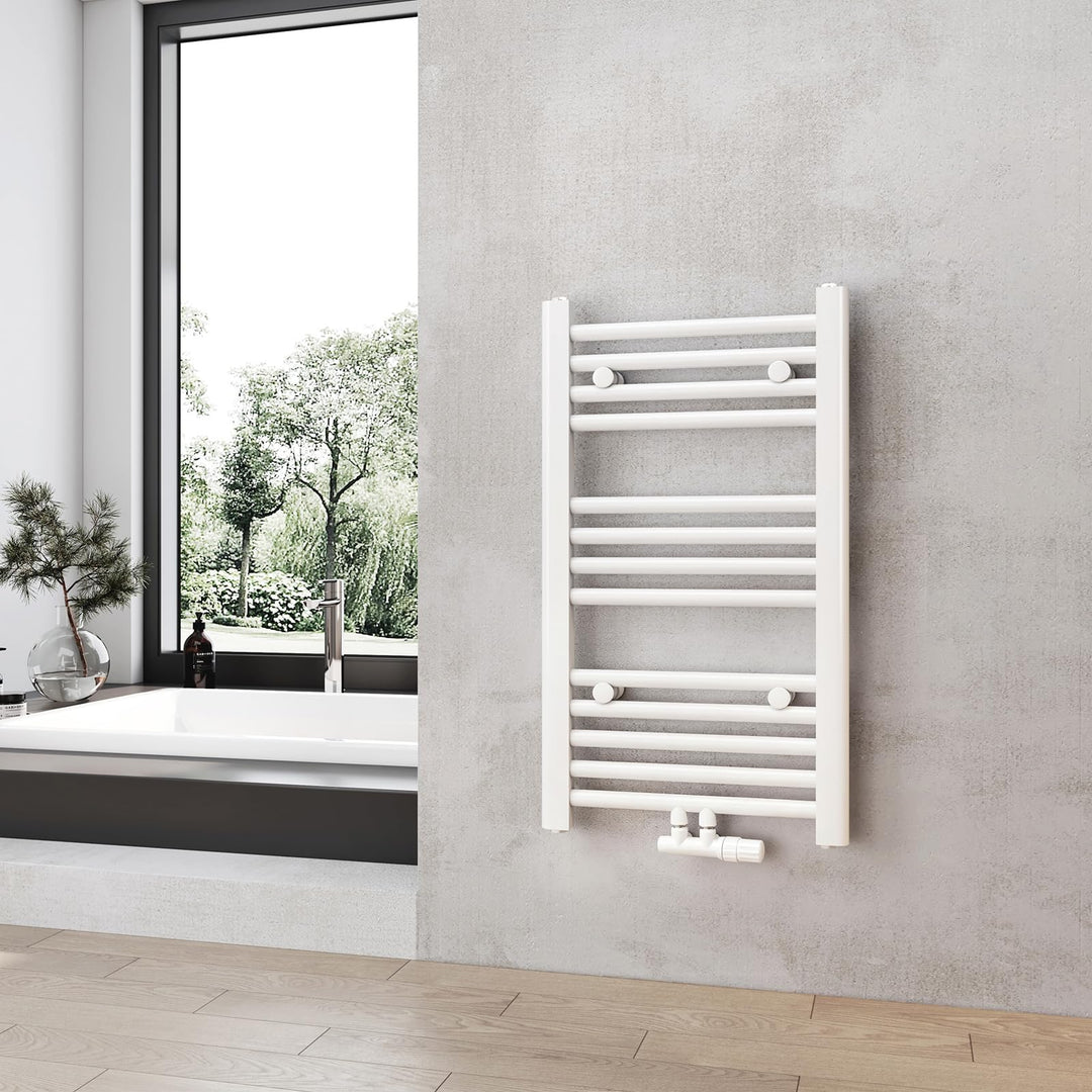 Heilmetz Badheizkörper Weiss Handtuchtrockner Heizung 700 x 400 mm Bad Heizkörper Handtuchheizkörper