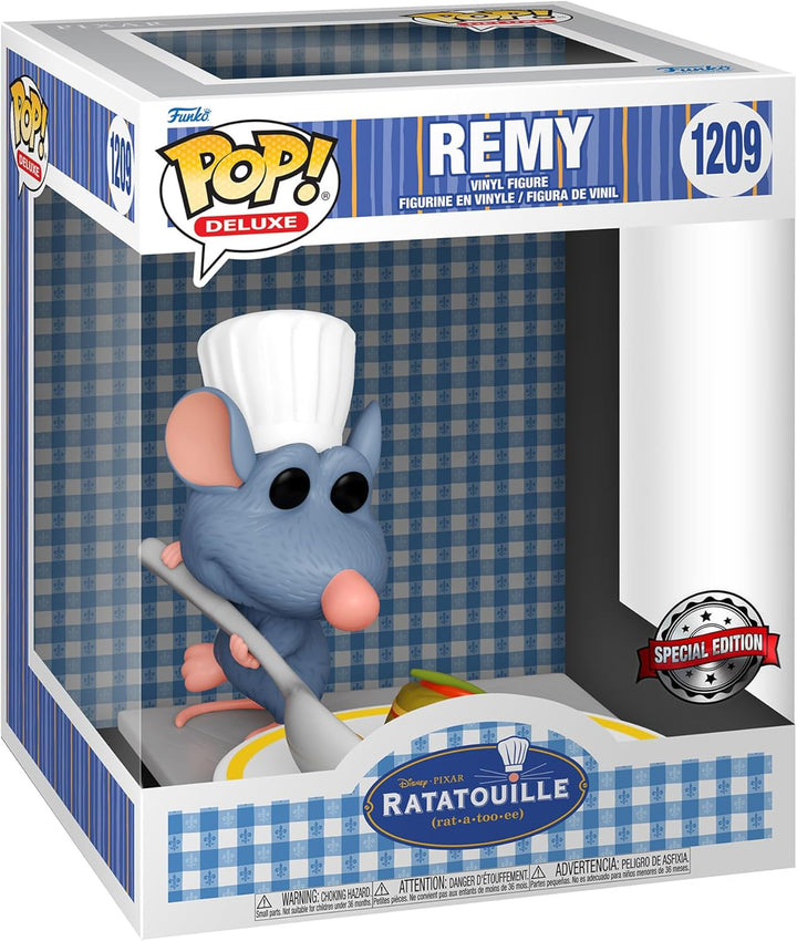 Funko Pop! Deluxe: Disney - Remy mit Ratatouille - Vinyl-Sammelfigur - Geschenkidee - Offizielle Han