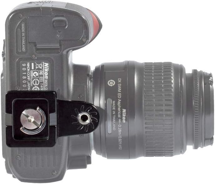 Sirui TY-LP40 Kameraplatte für Tragegurt (mit Gewinde für Kameragurtschraube, gummiert) schwarz, TY-