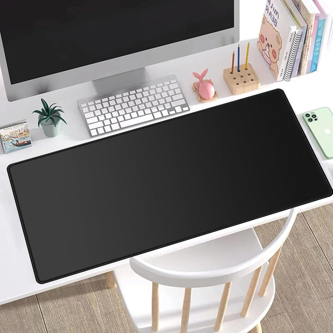 LL-COEUR XXL Schwarz Mauspad Gaming Mouse Mat Laptops Schreibtischunterlage Desk Pad (900 x 500 x 3