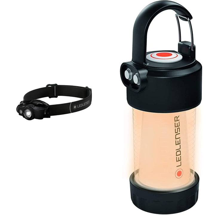 Ledlenser MH4 Outdoor Stirnlampe LED, Schwarz, aufladbar mit Akku, 400 Lumen, fokussierbar, Leuchtda