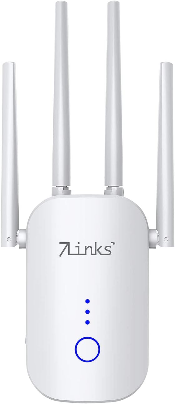 7links Dual WLAN-Repeater: Dualband-WLAN-Repeater, App ELESION, 2,4 & 5 GHz, bis 1.200 Mbit/s (Dualb