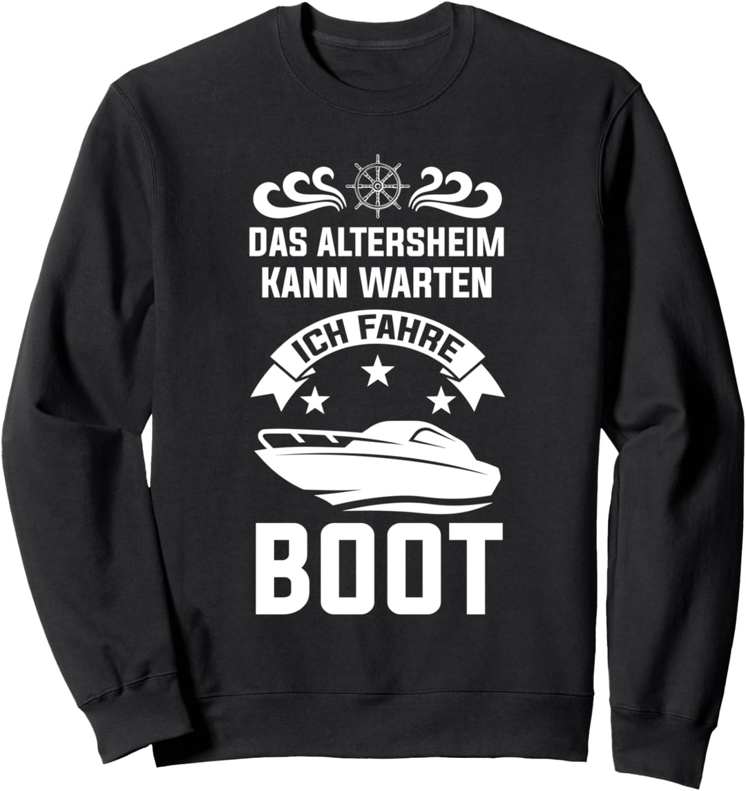 Boot Rentner Motorboot Bootfahren Sweatshirt