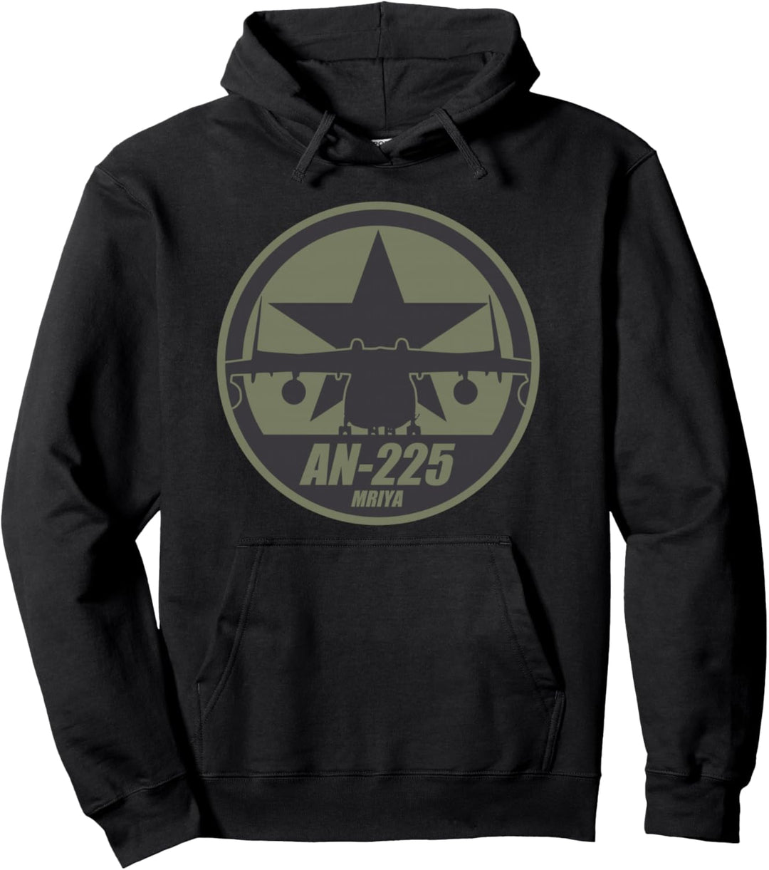 Grösse L AN-225 Mriya (subdued) Pullover Hoodie