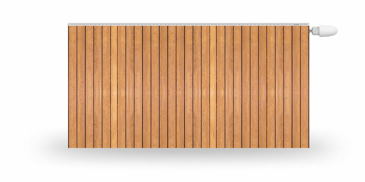 HUBDECO Magnetische Heizkörperverkleidung - 120x60 cm - Magnet Heizkörperabdeckung - Motiv Terrassen