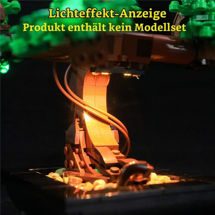 GEAMENT LED Licht-Set (Grün) Kompatibel mit Lego Bonsai Baum (Bonsai Tree) - Beleuchtungsset für Cre